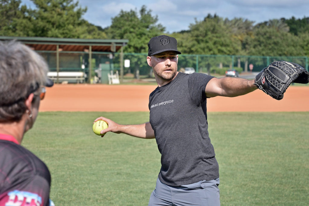 Dan blewett slowpitch throwing